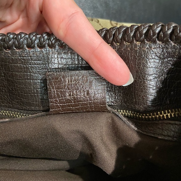 Authentic Gucci GG Canvas Horsebit Large Hobo - Picture 5 of 15